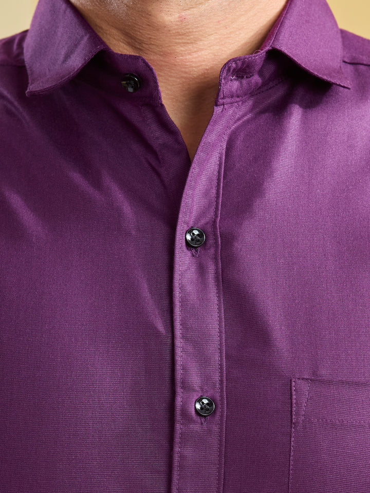 Purple Royal Twill Shirt