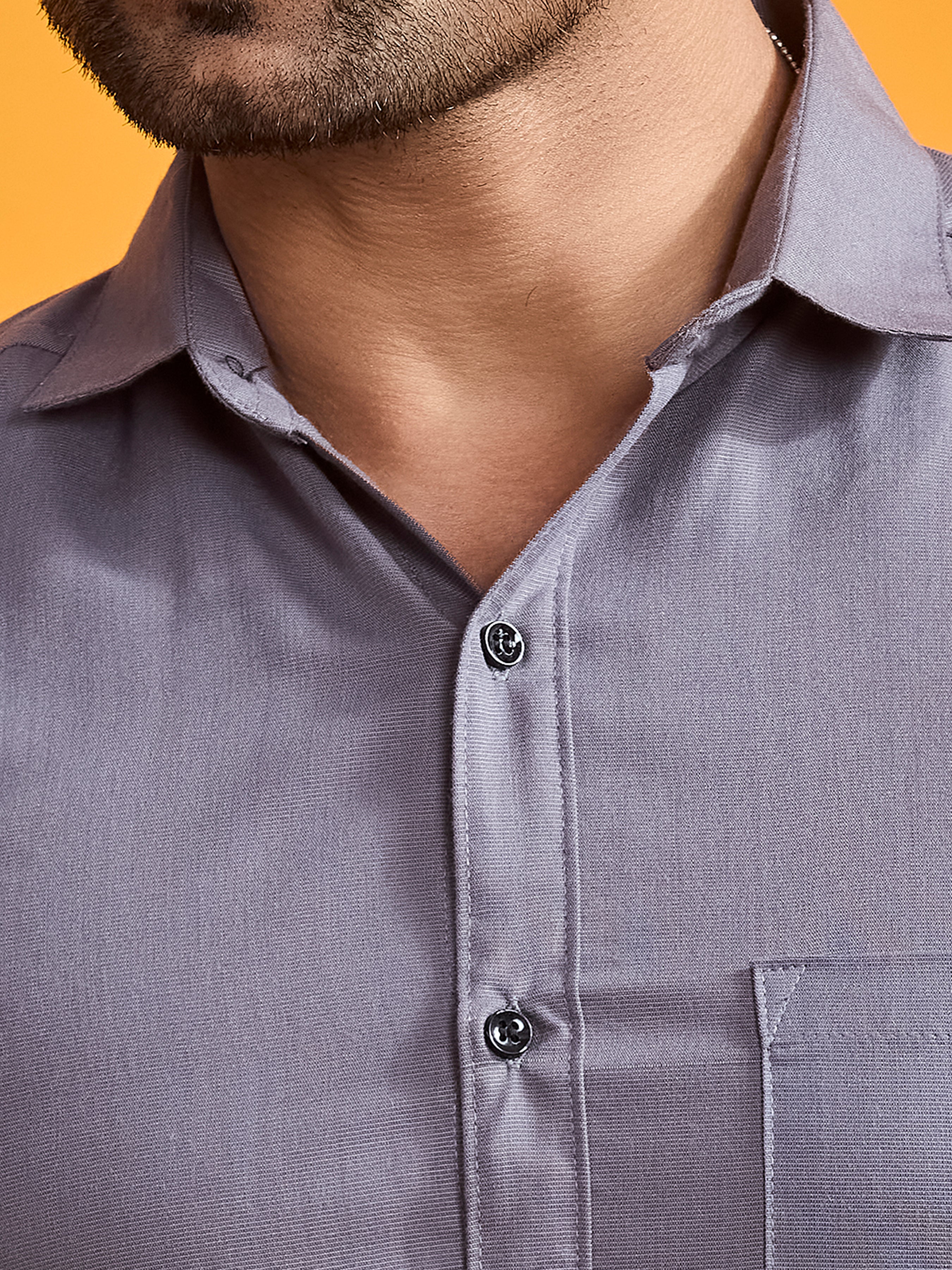Dark Grey Sterling Twill Shirt
