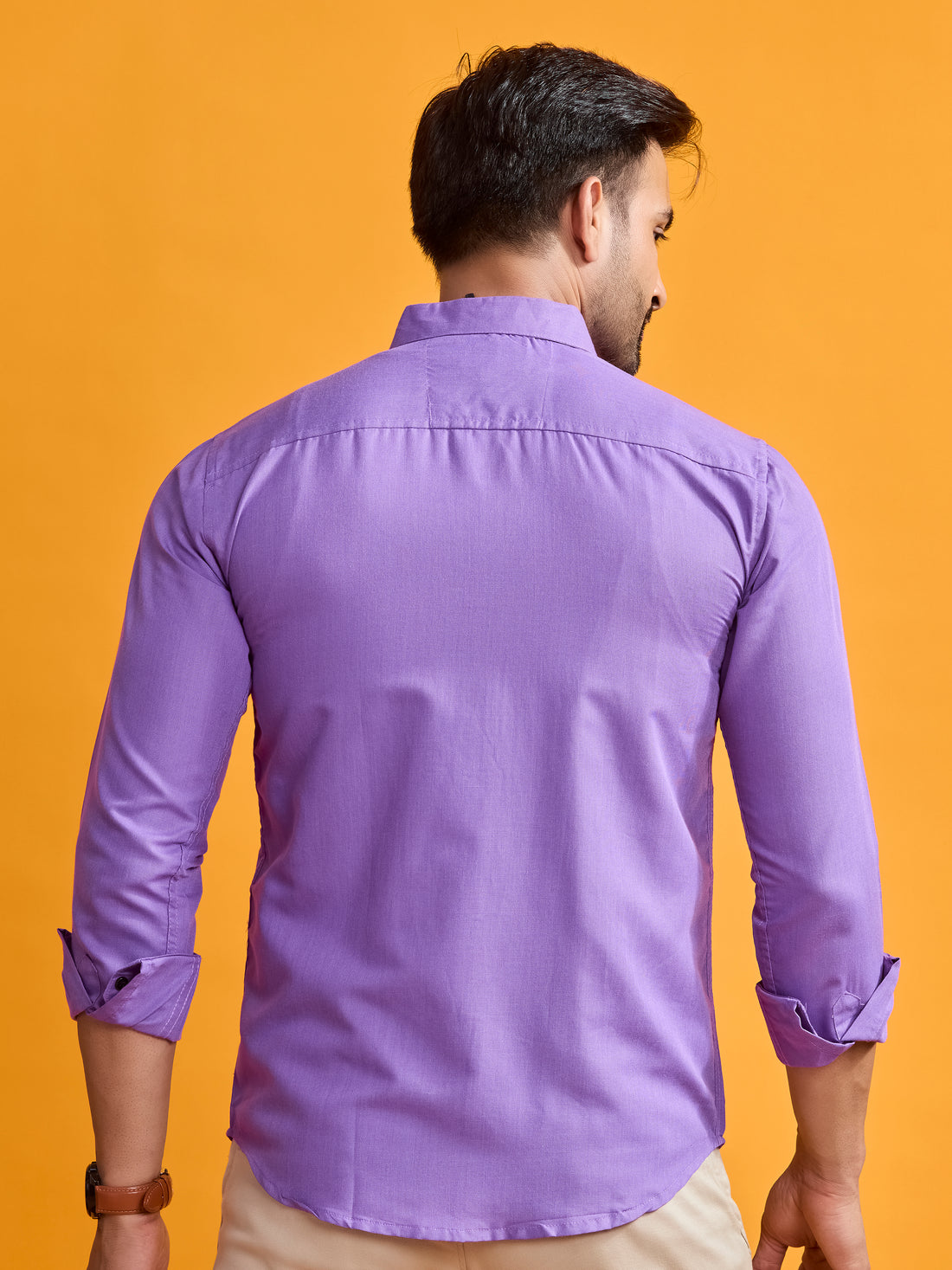 Violet Regal Satin Shirt