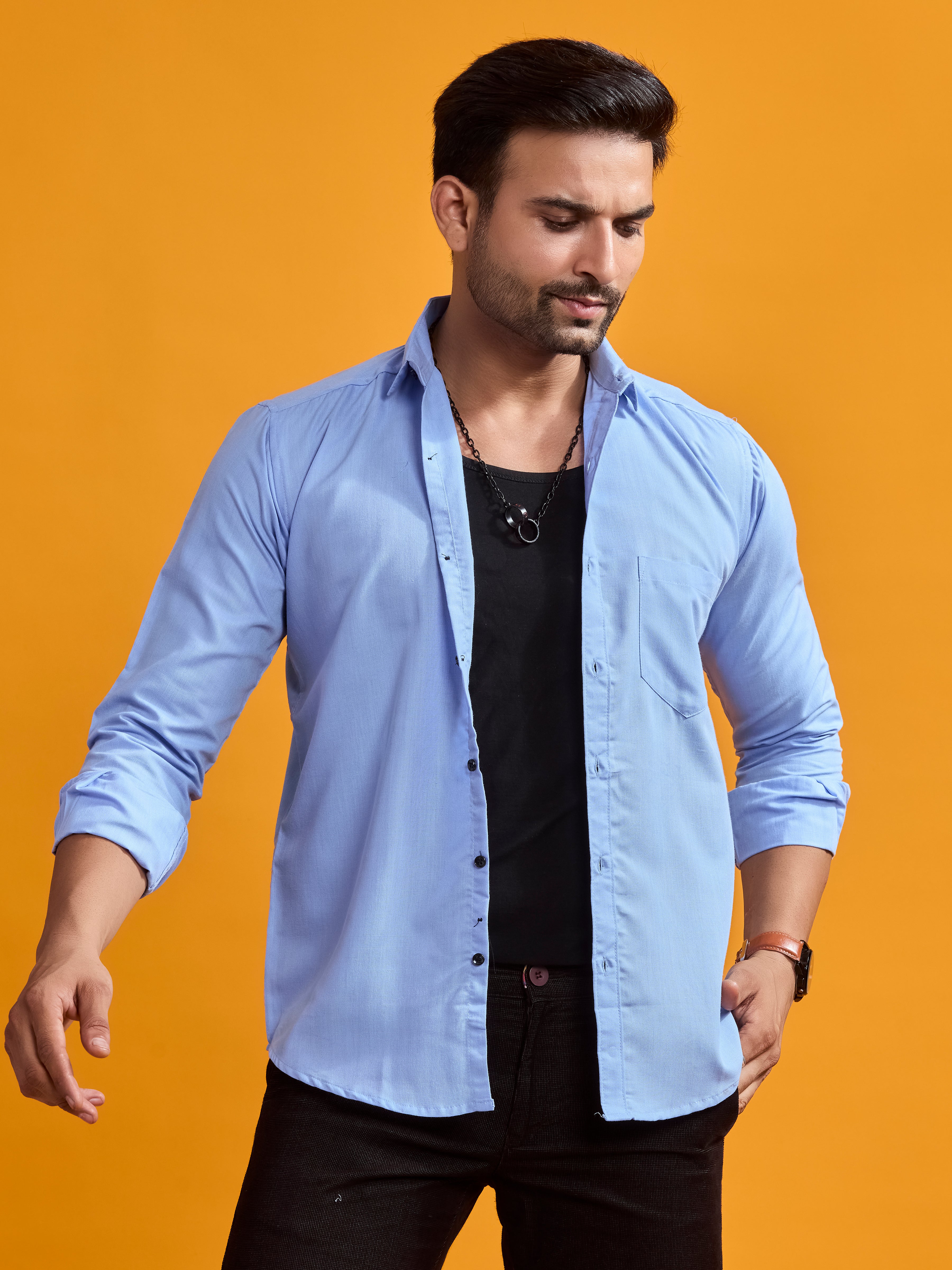 Sky Blue Classic Formal Shirt