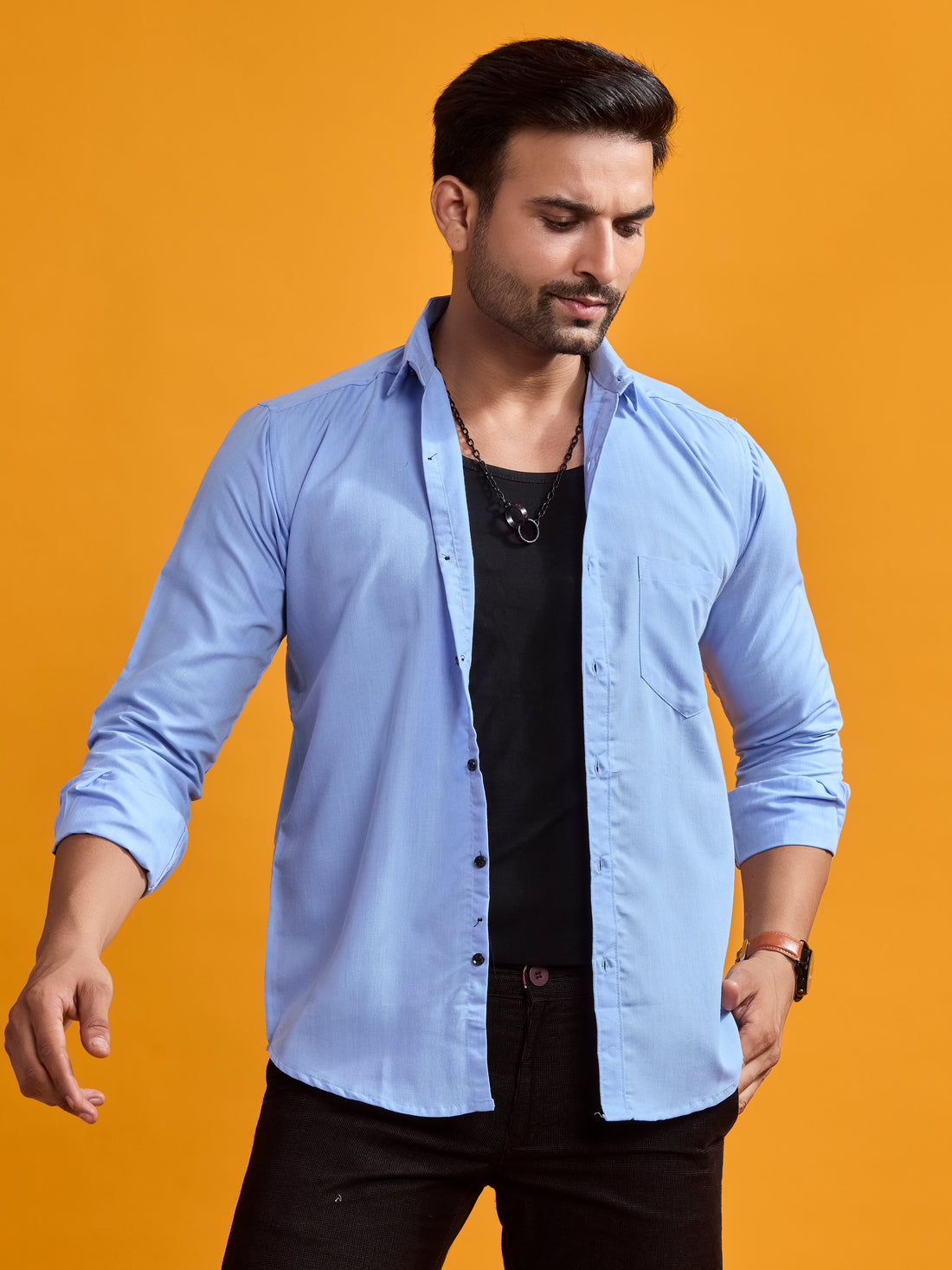 Sky Blue Classic Formal Shirt