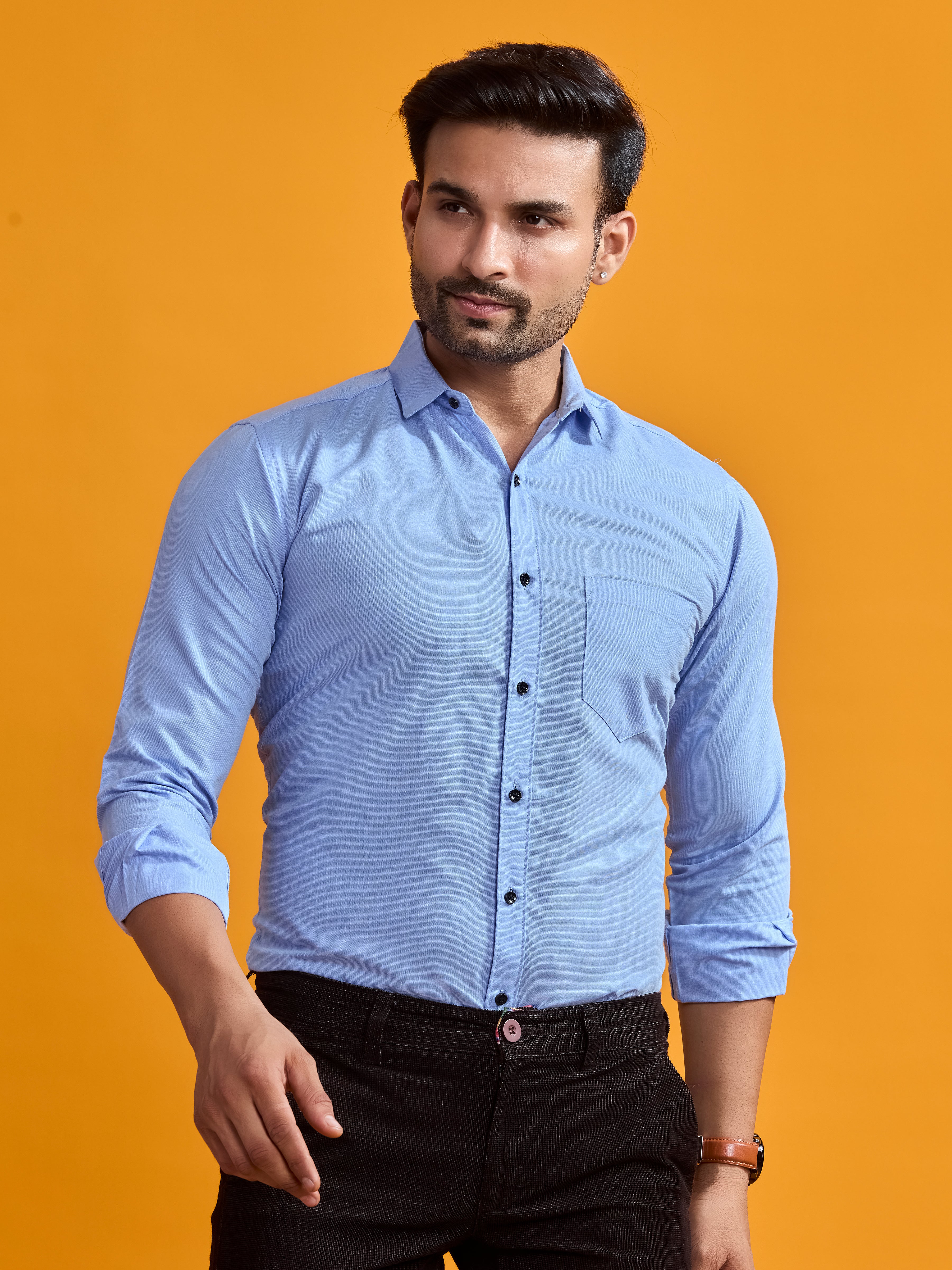 Sky Blue Classic Formal Shirt