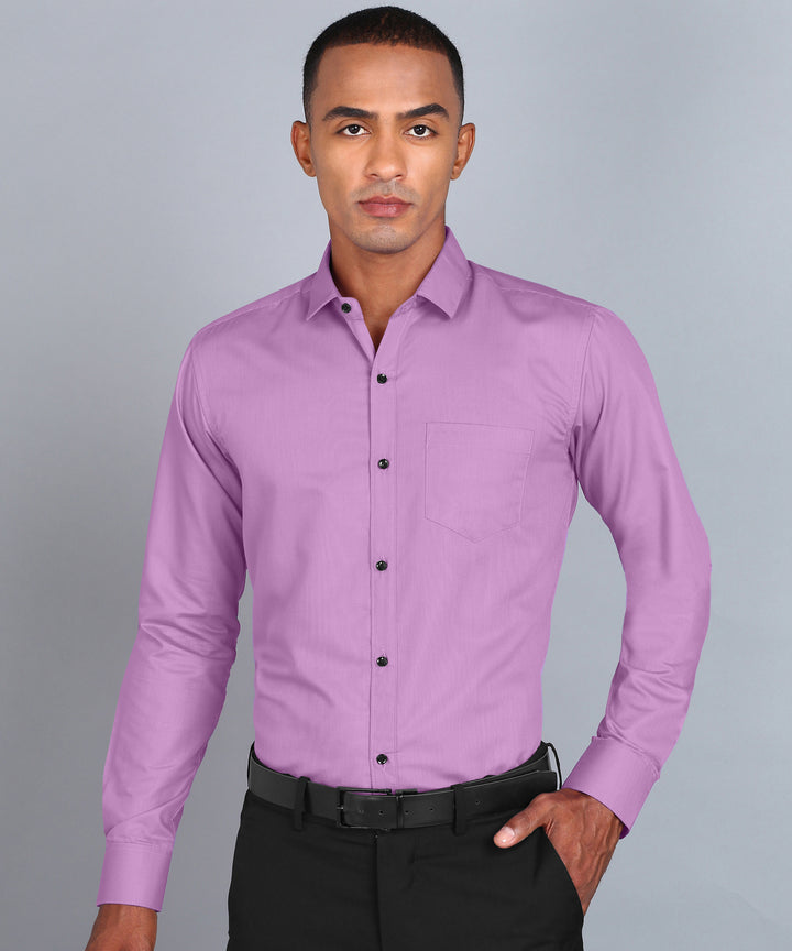 Lavender Regal Satin Shirt