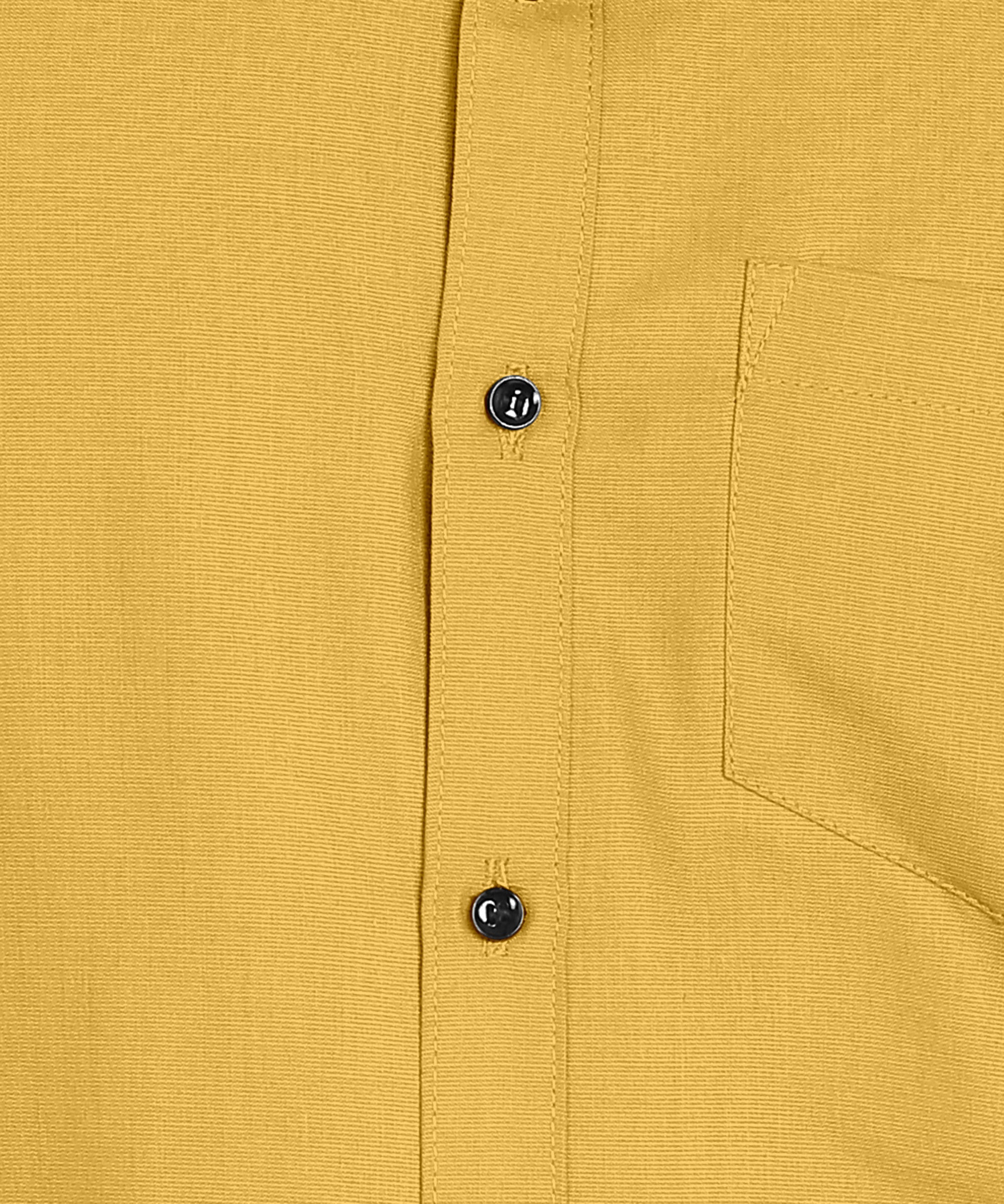 Yellow Luxe Cotton Twill Shirt