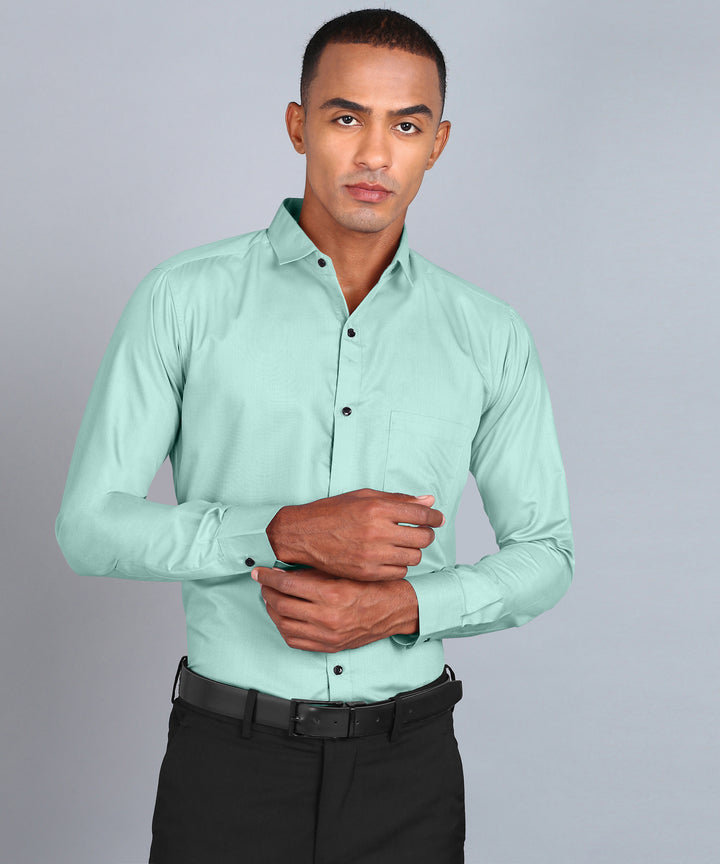 Aqua Blue Classic Oxford Shirt