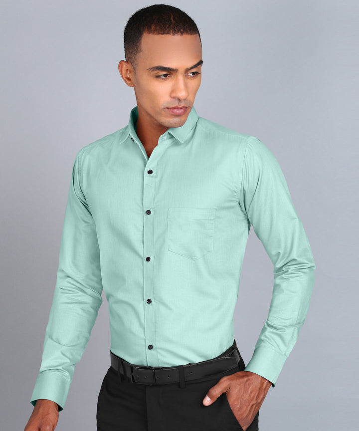 Aqua Blue Classic Oxford Shirt